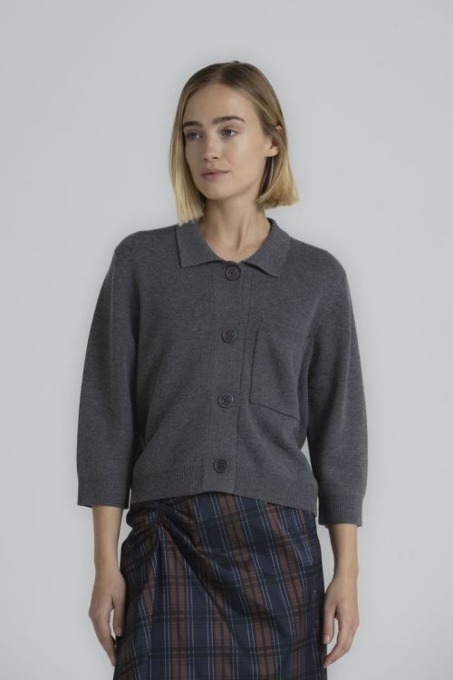 FOX VENUS 821 CARDIGAN GRAPHITE