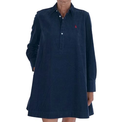 WOVEN-A LINE-DRESSES NAVY NAVY