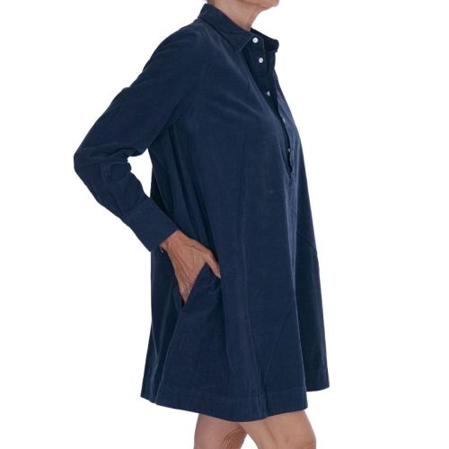 WOVEN-A LINE-DRESSES NAVY NAVY