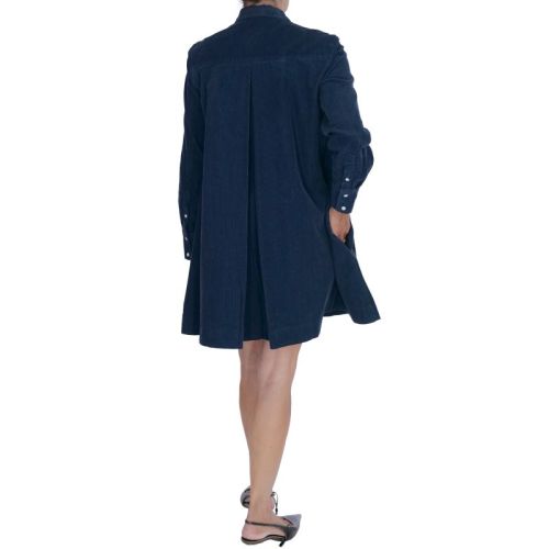 WOVEN-A LINE-DRESSES NAVY NAVY