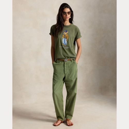 KNIT-T-SHIRT DENSE OLIVE DEN