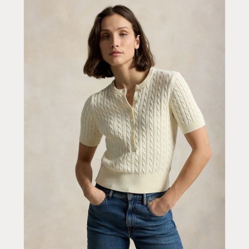 SWEATER-HENLEY CLUBHOUSE CREAM