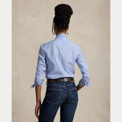 WOVEN-SHIRT MEDIUM BLUE MED