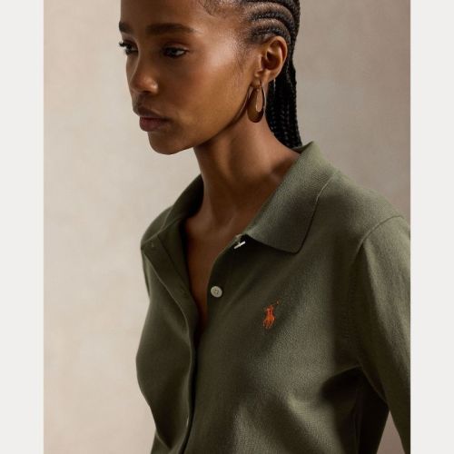 SWEATER-CARDIGAN DENSE OLIVE DEN