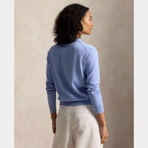 SWEATER-CARDIGAN DRESS SHIRT BLU
