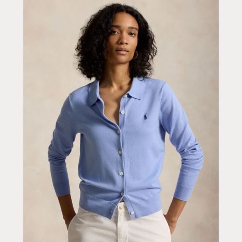 SWEATER-CARDIGAN DRESS SHIRT BLU
