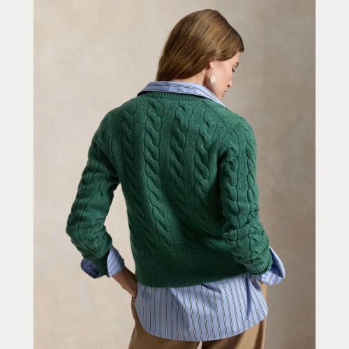 SWEATER-CARDIGAN CLOVER GREEN HE