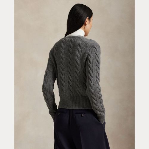 SWEATER-CARDIGAN FLANNEL GREY HE