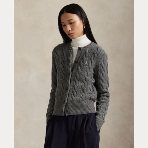 SWEATER-CARDIGAN FLANNEL GREY HE
