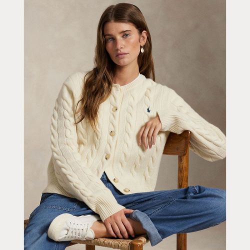 SWEATER-CARDIGAN AUTHENTIC CREAM