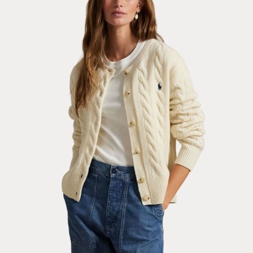 SWEATER-CARDIGAN AUTHENTIC CREAM