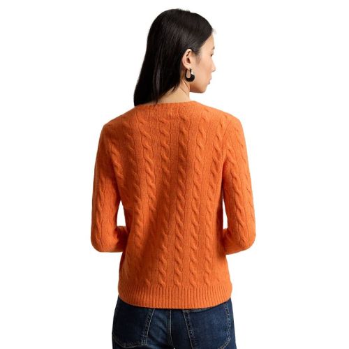 JULIANNA-LONG SLEEVE-PULLOVER ORANGE RUST HEA