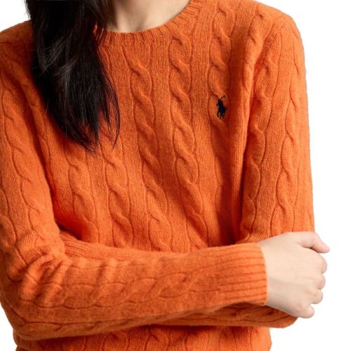 JULIANNA-LONG SLEEVE-PULLOVER ORANGE RUST HEA