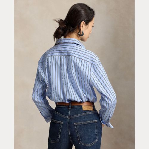 LS RMSY ST-LONG SLEEVE-BLOUSE 2062 LT BLUE-WH