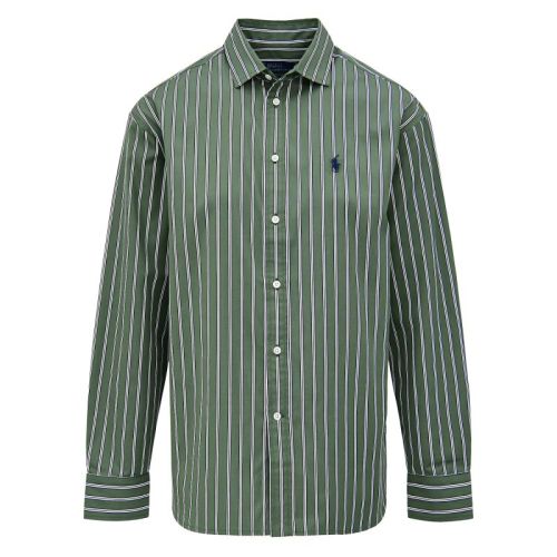 LS RMSY ST-LONG SLEEVE-BLOUSE 2064 GREEN-WHIT